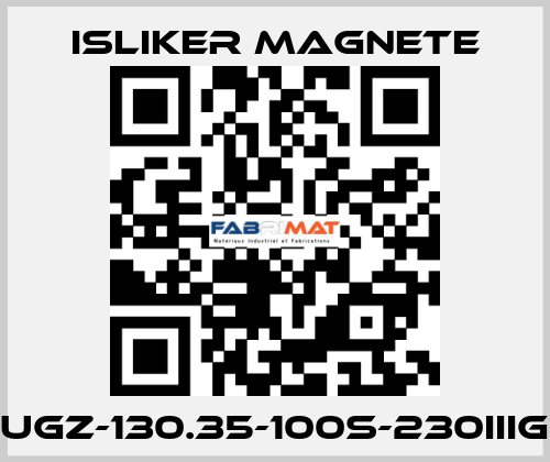 UGz-130.35-100S-230IIIG ISLIKER MAGNETE