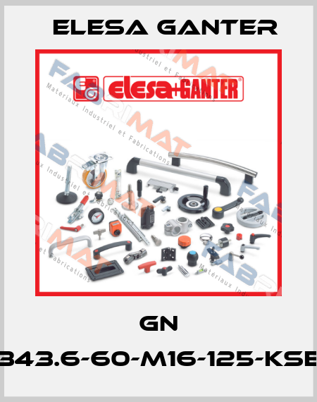 GN 343.6-60-M16-125-KSE Elesa Ganter