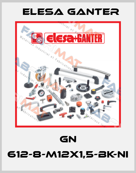 GN 612-8-M12X1,5-BK-NI Elesa Ganter