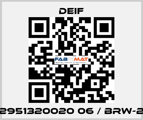 2951320020 06 / BRW-2 Deif