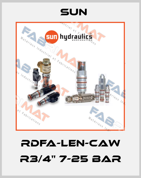 RDFA-LEN-CAW R3/4" 7-25 BAR SUN