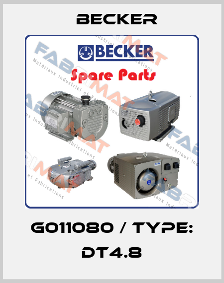 G011080 / Type: DT4.8 Becker