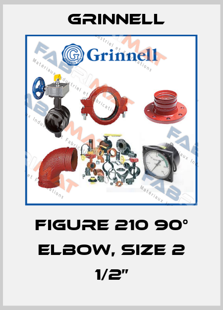 Figure 210 90° Elbow, size 2 1/2” Grinnell