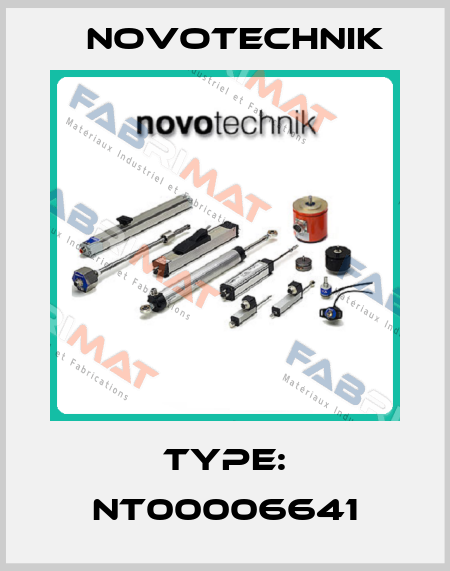 Type: NT00006641 Novotechnik