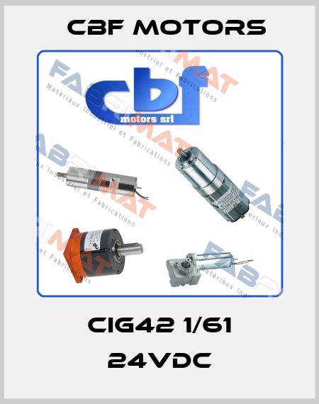 CIG42 1/61 24VDC Cbf Motors