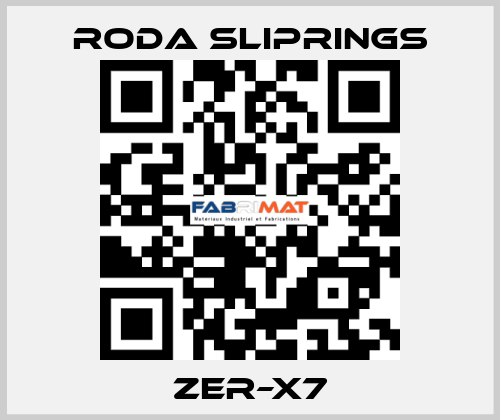 ZER–X7 Roda Sliprings