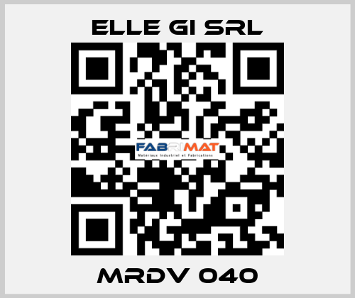 MRDV 040 ELLE GI SRL