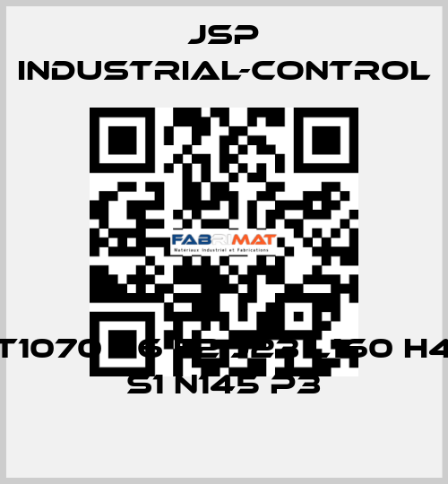 T1070 06 F2 J23 L160 H4 S1 N145 P3 JSP Industrial-Control