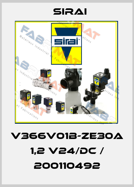 V366V01B-ZE30A 1,2 V24/DC / 200110492 Sirai