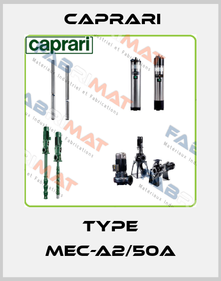 Type MEC-A2/50A CAPRARI 