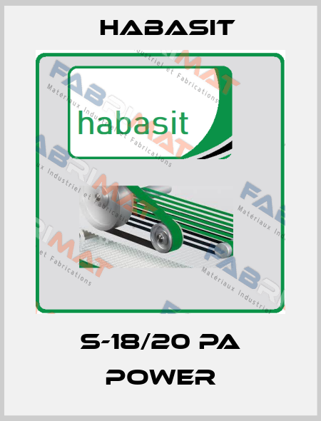 S-18/20 PA Power Habasit