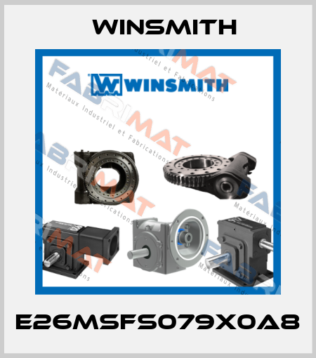 E26MSFS079X0A8 Winsmith