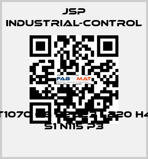 T1070 06 F2 J23 L220 H4 S1 N115 P3 JSP Industrial-Control