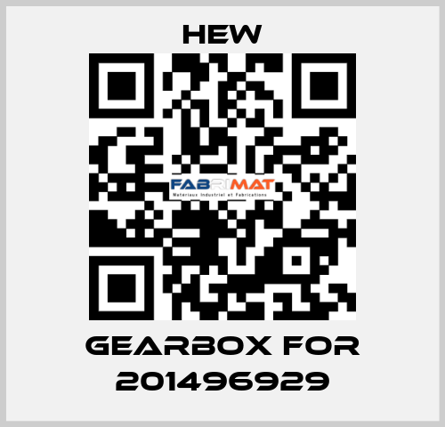 Gearbox for 201496929 HEW