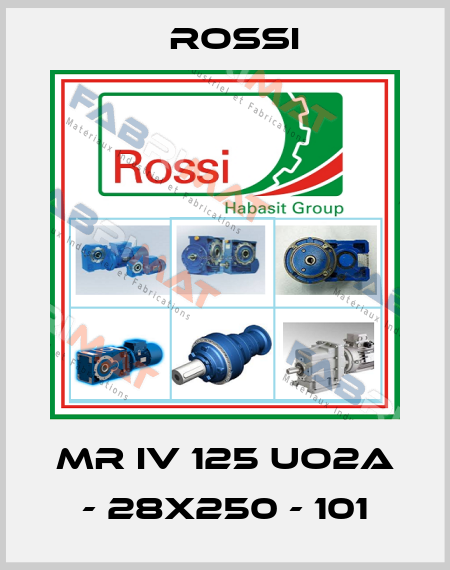 MR IV 125 UO2A - 28x250 - 101 Rossi
