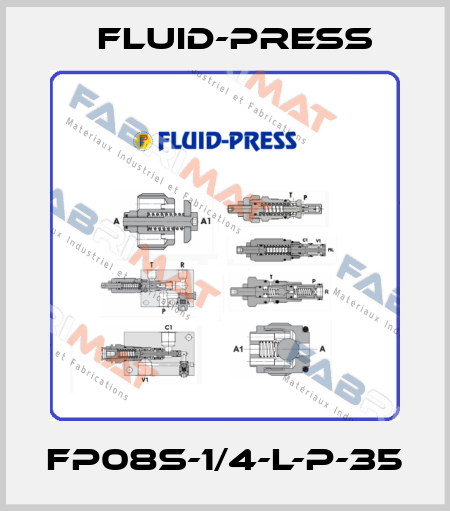 FP08S-1/4-L-P-35 Fluid-Press