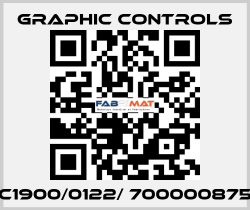 C1900/0122/ 700000875 Graphic Controls