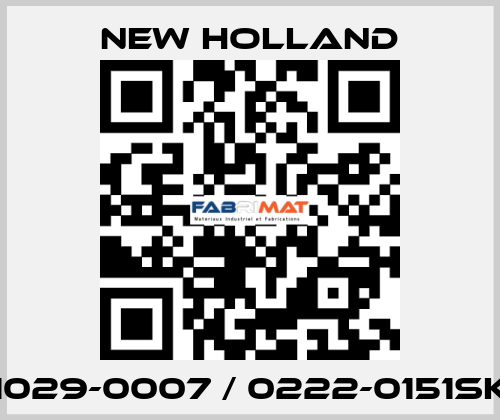 1029-0007 / 0222-0151SK New Holland