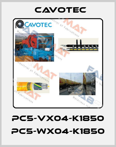 PC5-VX04-K1850 PC5-WX04-K1850 Cavotec