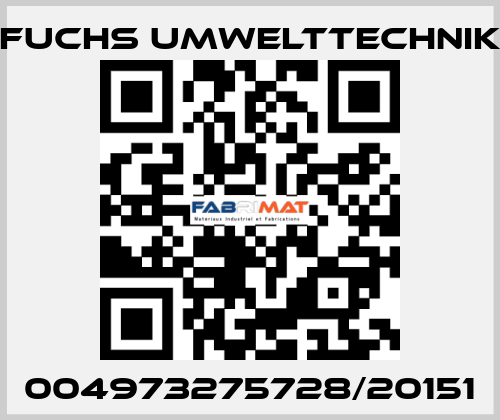 004973275728/20151 Fuchs Umwelttechnik