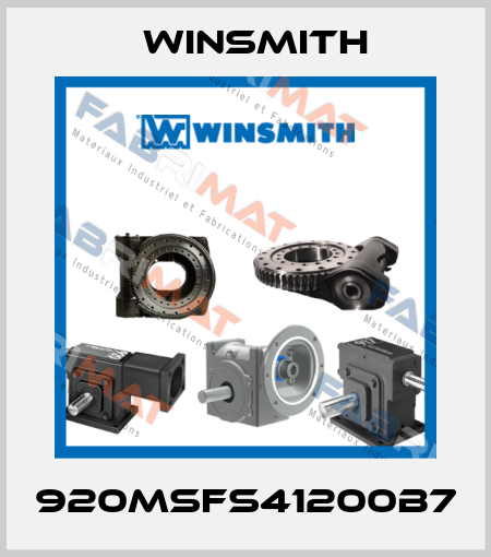 920MSFS41200B7 Winsmith