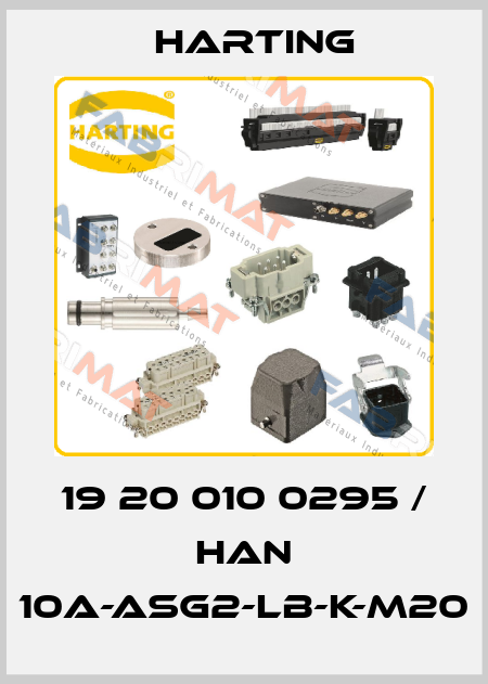 19 20 010 0295 / Han 10A-asg2-LB-K-M20 Harting