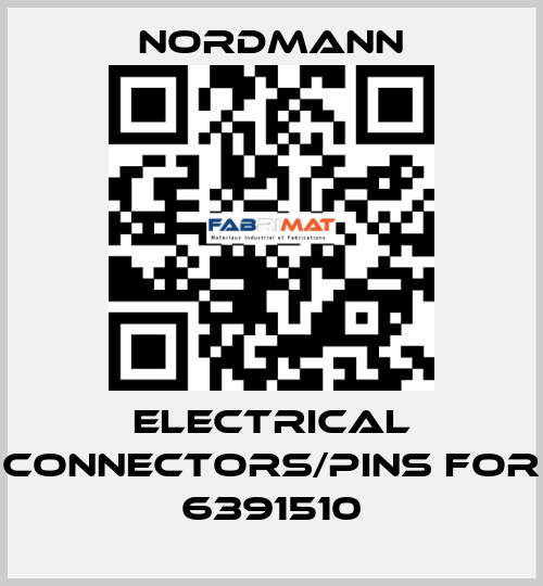 electrical connectors/pins for 6391510 Nordmann