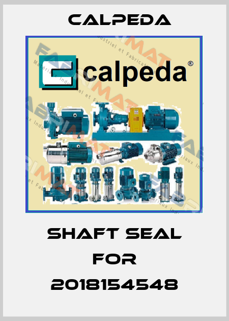 shaft seal for 2018154548 Calpeda