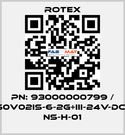 PN: 93000000799 / 51450V02IS-6-2G+III-24V-DC-67- NS-H-01 Rotex