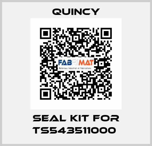 seal kit for TS543511000  Quincy