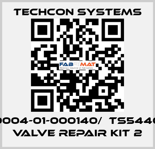 0004-01-000140/  TS5440 Valve Repair Kit 2 Techcon Systems