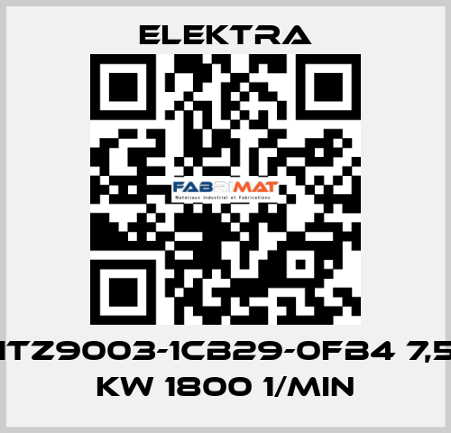 1TZ9003-1CB29-0FB4 7,5 kW 1800 1/min ELEKTRA