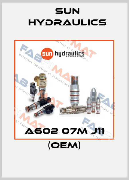 A602 07M J11 (OEM) Sun Hydraulics