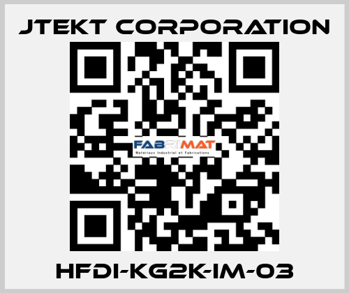HFDI-KG2K-IM-03 JTEKT CORPORATION