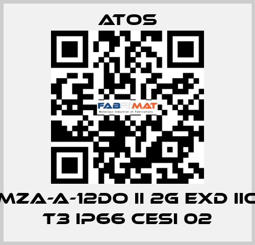 MZA-A-12DO II 2G Exd IIC T3 IP66 CESI 02 Atos