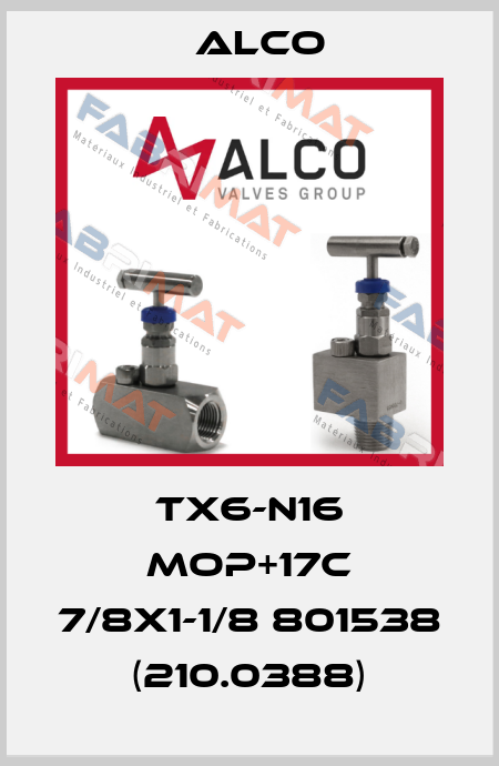 TX6-N16 MOP+17C 7/8x1-1/8 801538 (210.0388) Alco