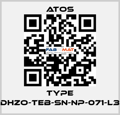 Type DHZO-TEB-SN-NP-071-L3 Atos