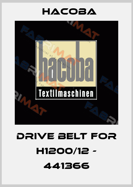 drive belt for H1200/12 - 441366 HACOBA