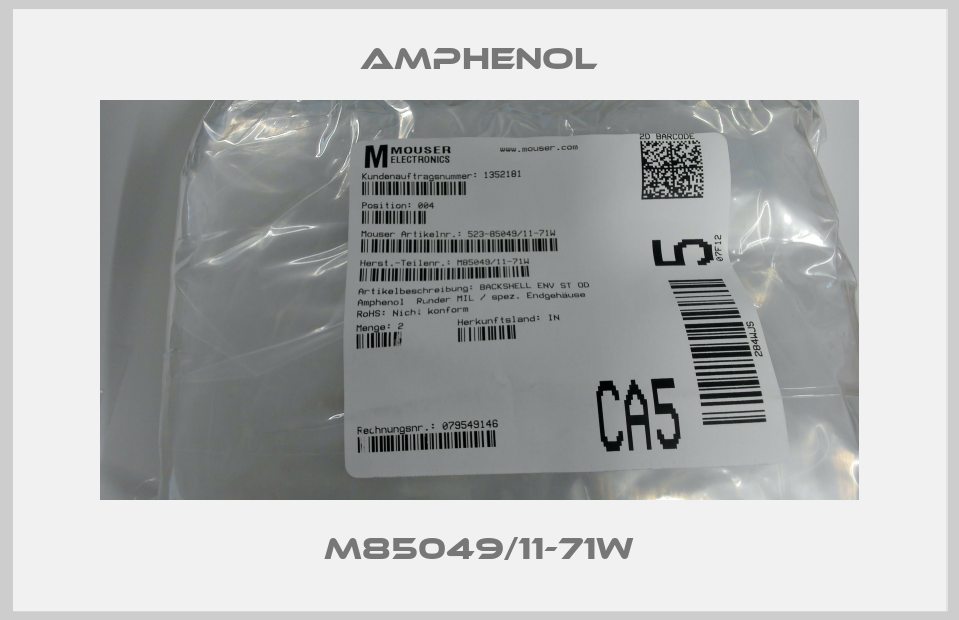 M85049/11-71W Amphenol