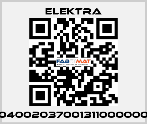 04002037001311000000 ELEKTRA