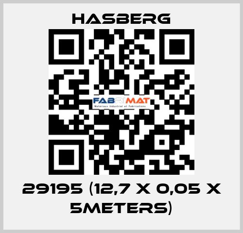 29195 (12,7 x 0,05 X 5meters) Hasberg