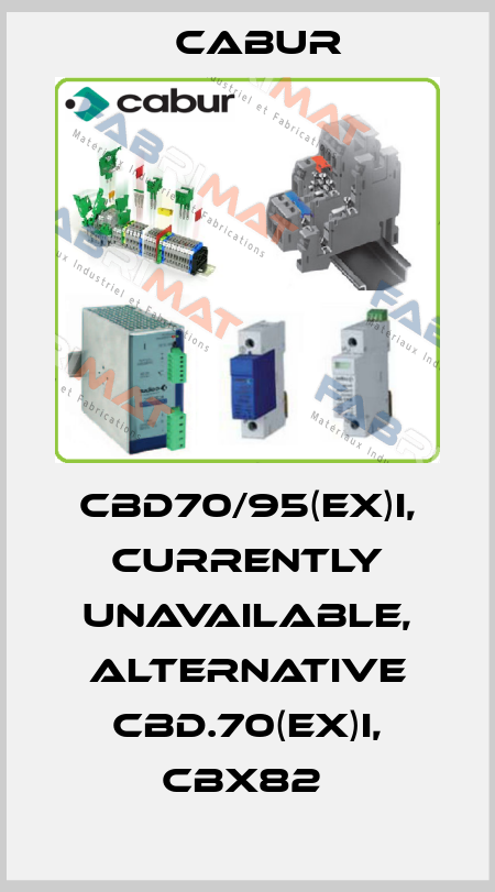 CBD70/95(EX)I, currently unavailable, alternative CBD.70(EX)I, CBX82  Cabur
