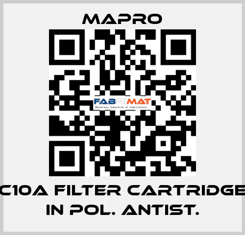 C10A filter cartridge in pol. Antist. Mapro