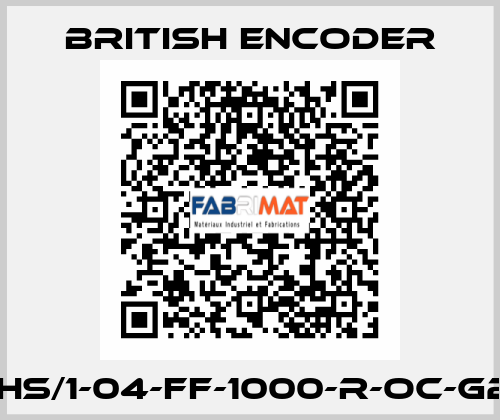 755HS/1-04-FF-1000-R-OC-G2-ST British Encoder