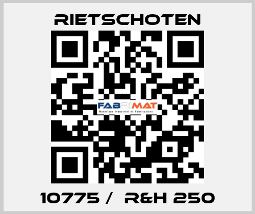 10775 /  R&H 250 RIETSCHOTEN