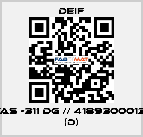 TAS -311 DG // 41893000131 (D) Deif