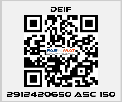 2912420650 ASC 150 Deif