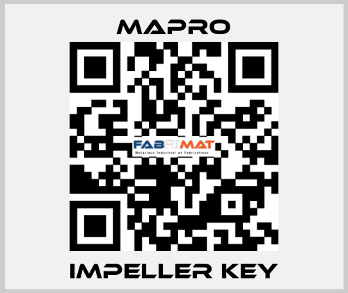 impeller key Mapro