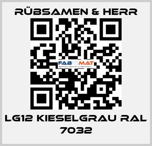LG12 Kieselgrau RAL 7032 Rübsamen & Herr