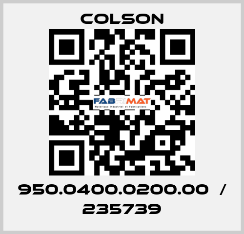 950.0400.0200.00  / 235739 Colson